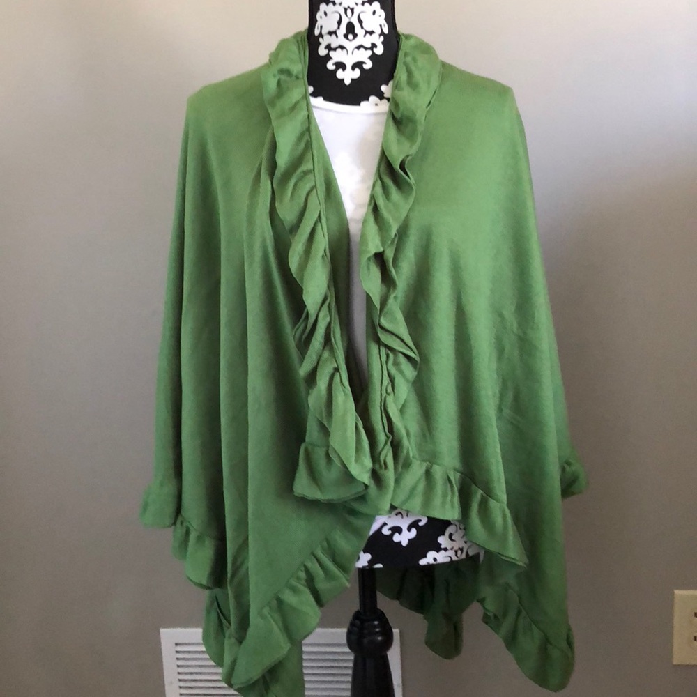 Green poncho